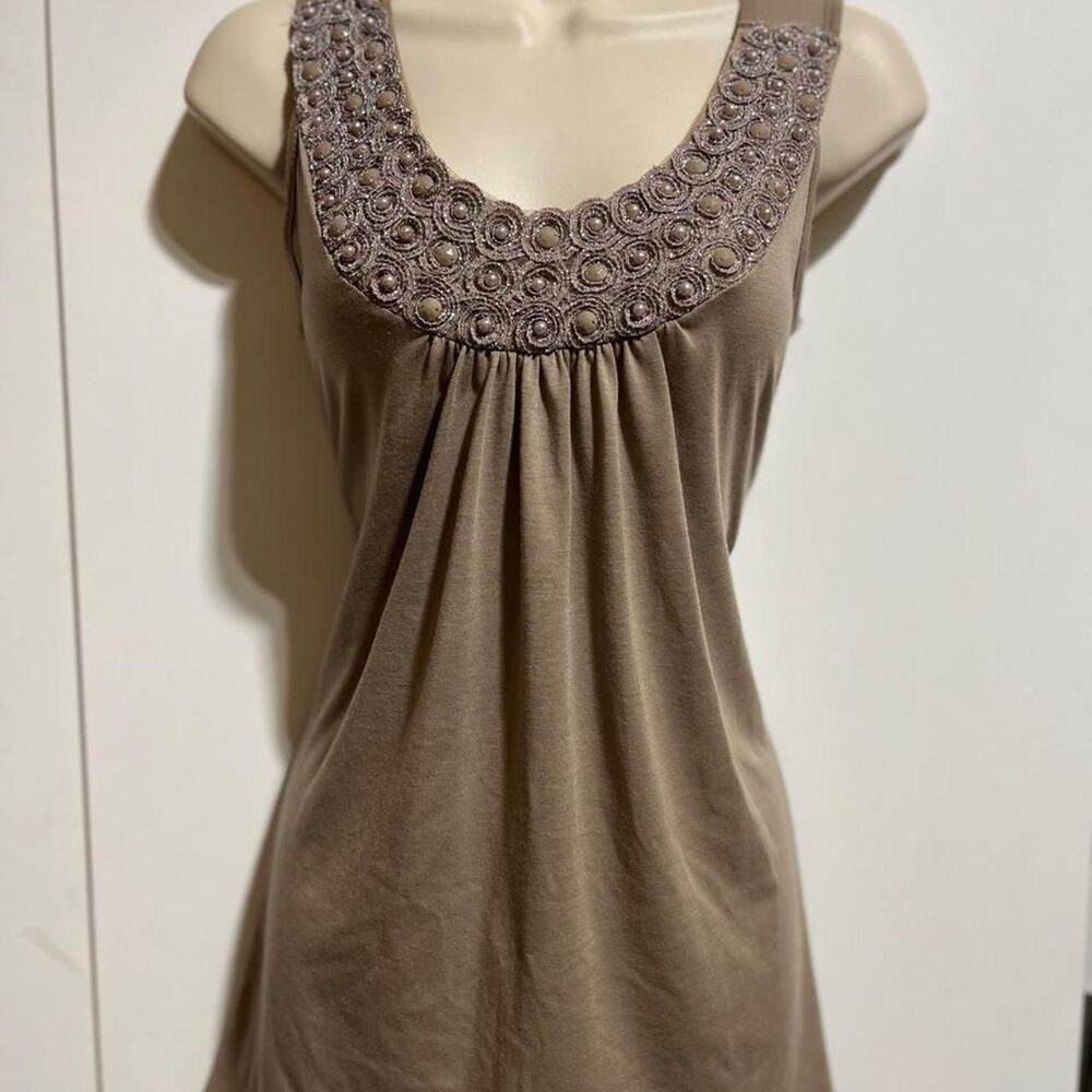 Agenda-clothing Women's Brown and Khaki Vest
